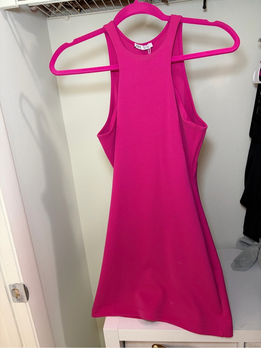 Zara Fuchsia Racerback Dress